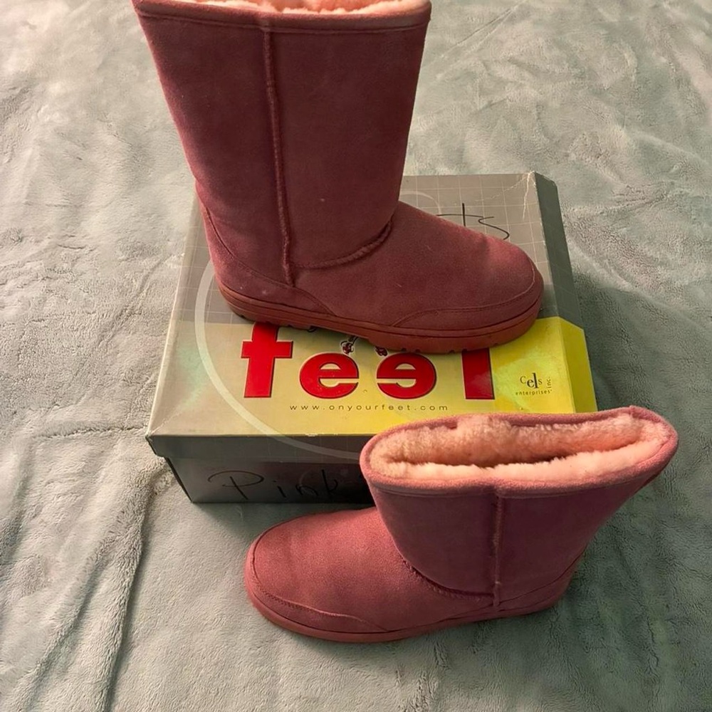 Women's Pink Ankle Boots